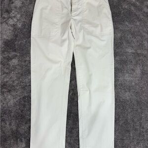 J.Crew Womens Pants Beige Size 27pMid Rise Slim Boyfriend Chino Cotton Blend